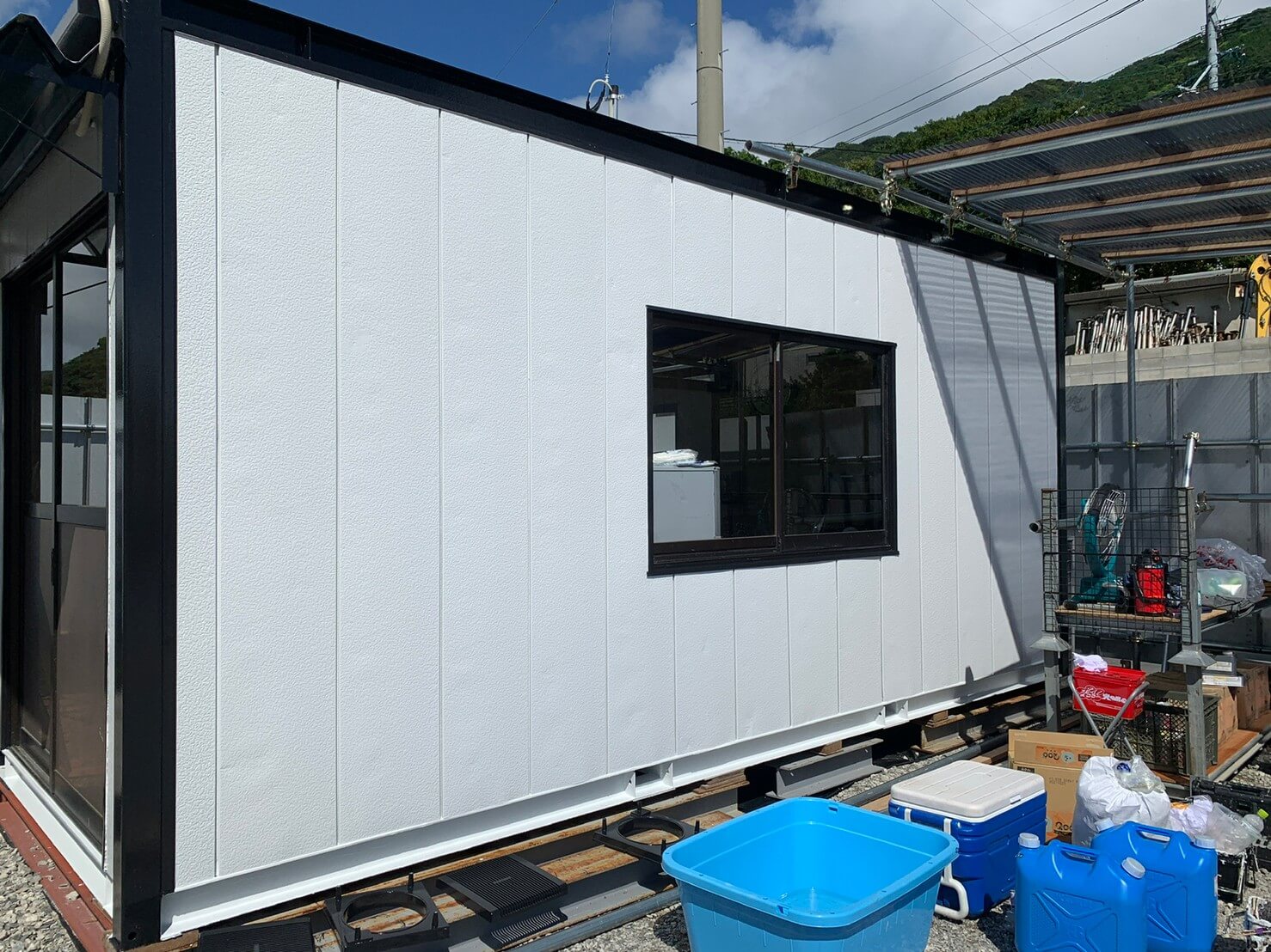 長崎県小江町　外壁塗装　M様事務所：施工後